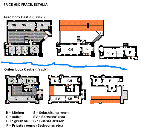 Frick and Frack Castles